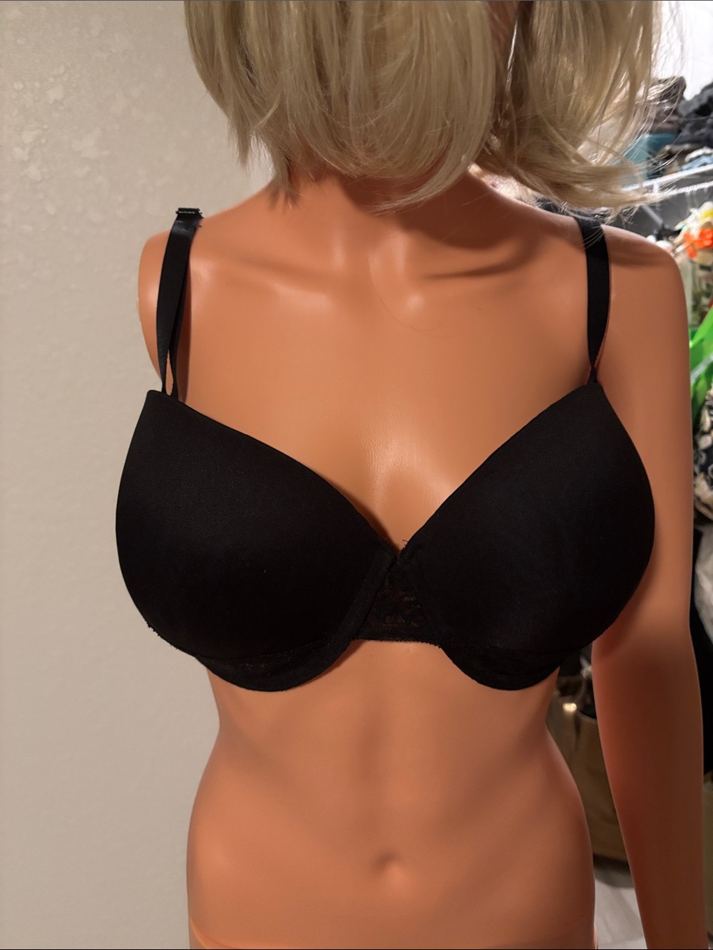 Everyday Black Contour Underwire Bra with Smooth Finish